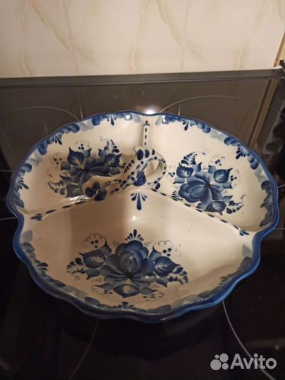 Менажница гжель