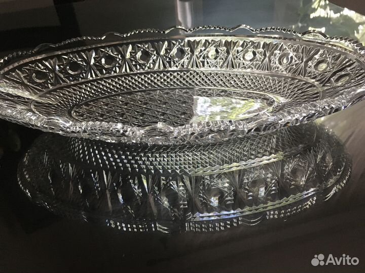 Хрустальные блюда из хрусталя для сервировки