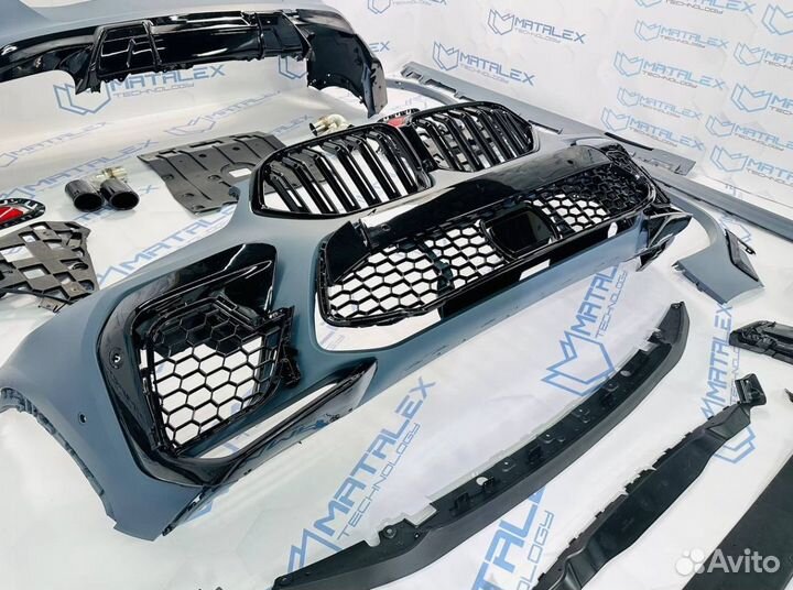 Тюнинг BMW X6 F96 дорестайлинг с порогами