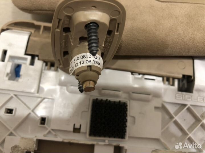 Солнцезащитные козырки на mercedes W221