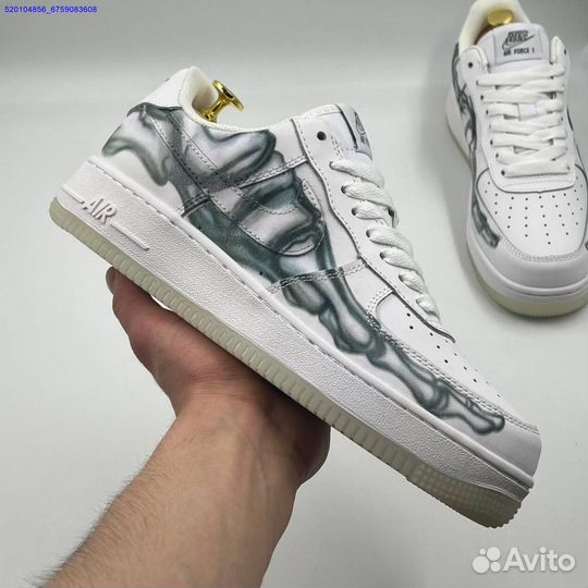 Кроссовки Nike Air Force 1 Low Skeleton White (Арт