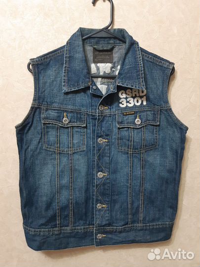 Джинсовая жилетка G star