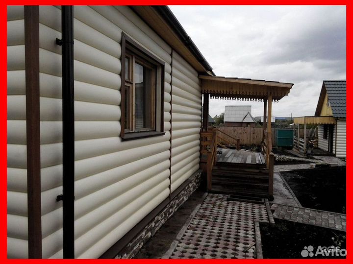 Фасад дома из сайдинга