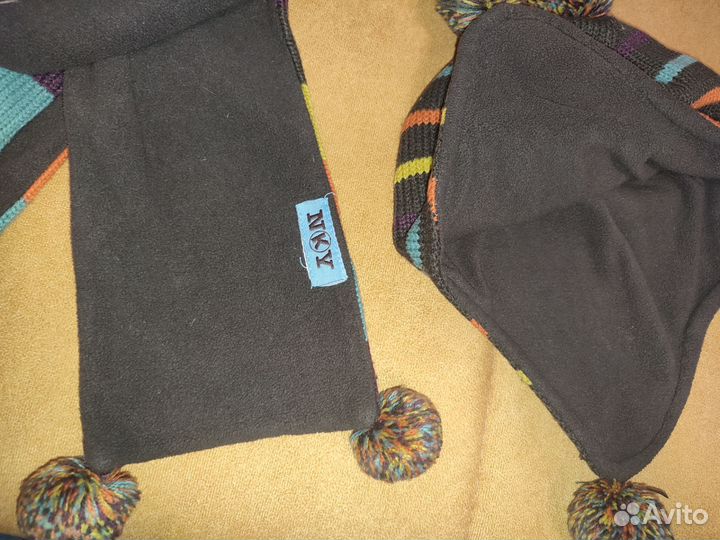 Комплект шапка и шарф для мальчика