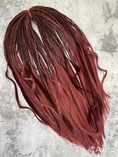 Комплект кос со свободным концом