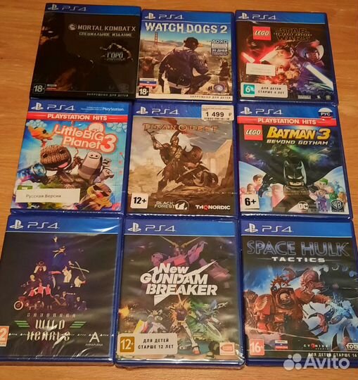 Игры ps4 детские, диски playstation 4