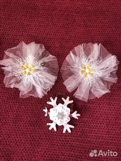 Платье снежинки