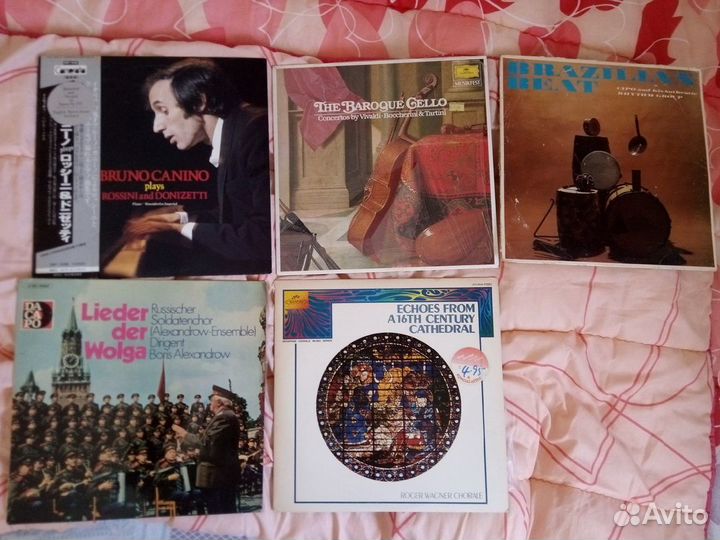 Пластинки (винил) разных жанров