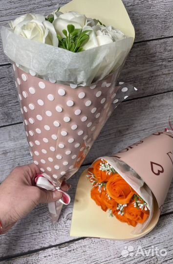 Букет из пенных роз