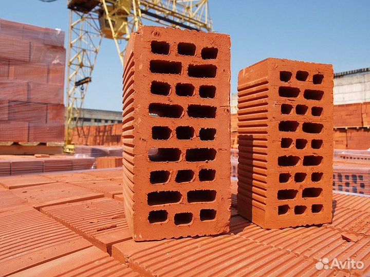 Керамический кирпич двойной, поризованный
