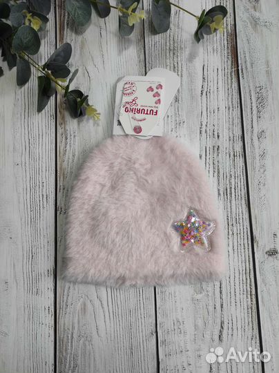Шапка детская для девочки. Новая
