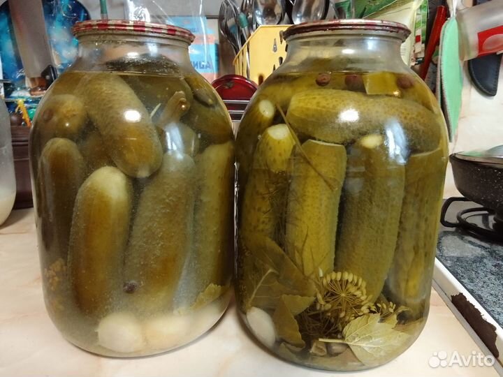 Продам соленые и маринованные огурцы