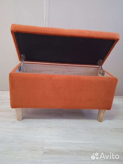 Банкетка пуфик с ящиком