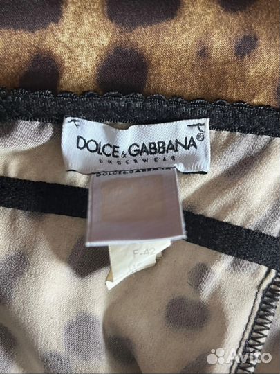 Леопардовое платье Dolce Gabbana