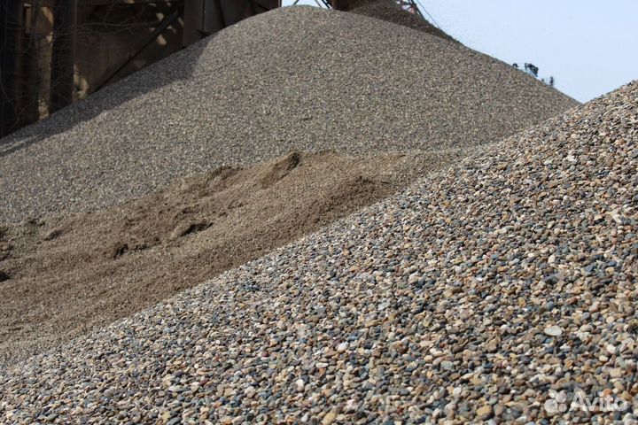 Песок, щебень, чернозём от 5 до 30 тонн