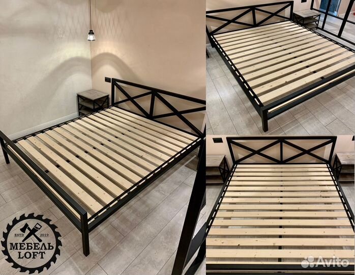 Лофт мебель из дерева и металла