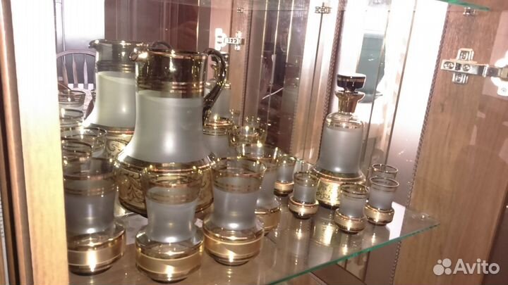 Стекло. Посуда для напитков.Чехословакия