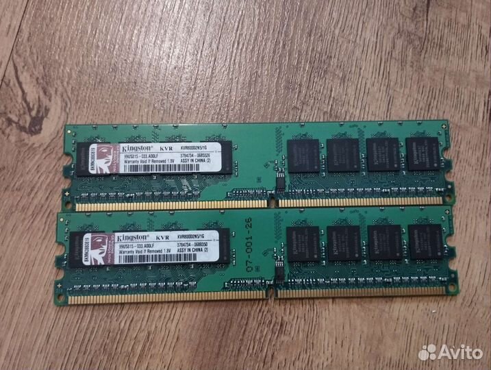 Оперативная память ddr2 2gb