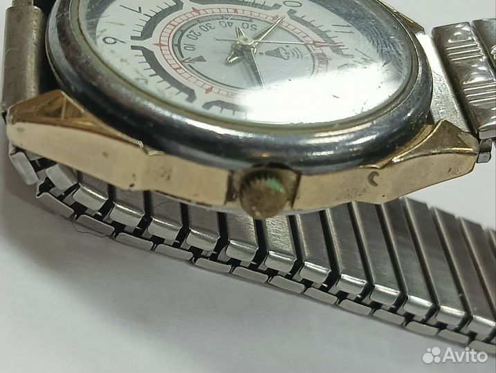 Часы луч кварц с будильником СССР