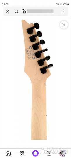 Электро гитара ibanez RG421EX BKF