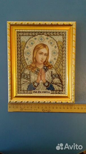 Икона Ангел Хранитель, Семистрельная Божия Матерь