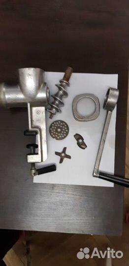 Мясорубка ручная СССР, посуда,хрусталь