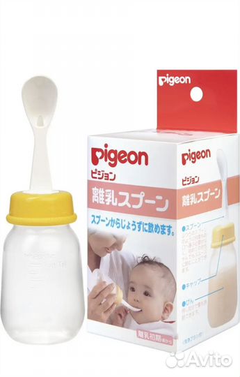 Pigeon бутылочка с ложкой