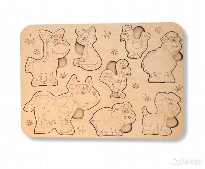 Детский развивающий пазл