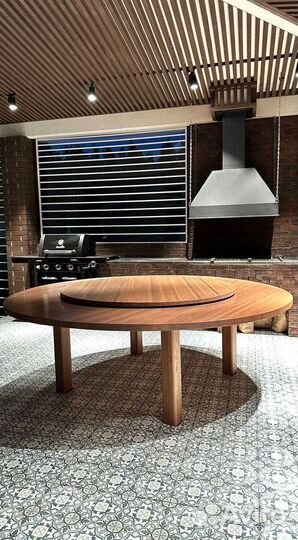 Стол новый лофт из массива дерева