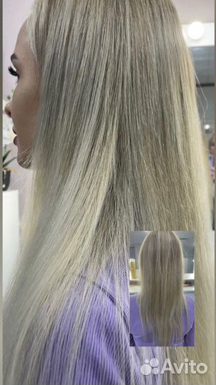 Наращивание волос/окрашивание/ботокс