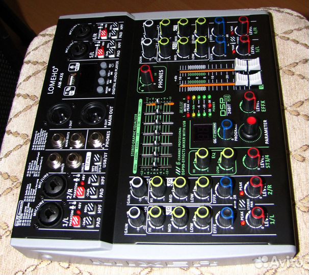 Микшер Lomeho Pro Микшерный пульт Блюту FX REC USB