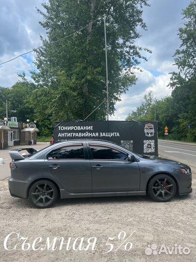 Съемная тонировка с отличной видимостью