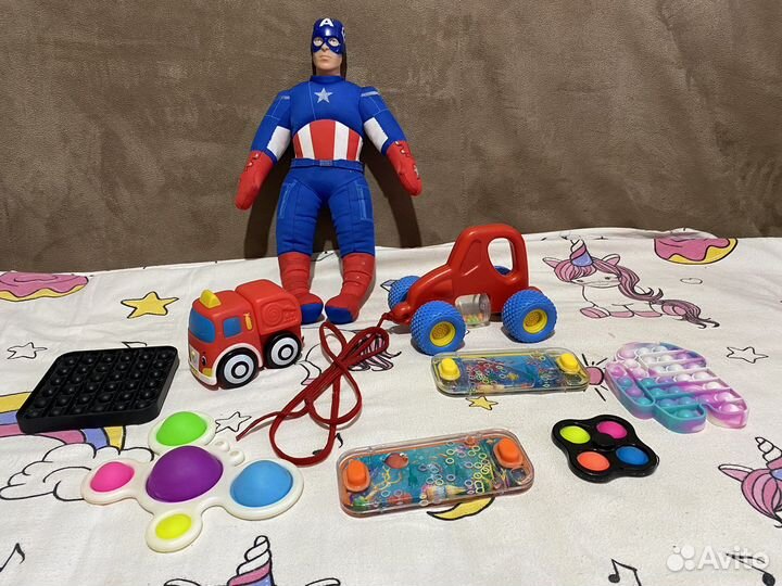 Игрушки пакетом (машинки и прочее )