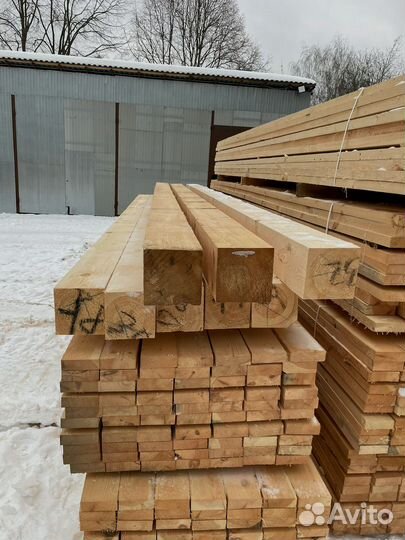 Доска обрезная 40х200х6000мм