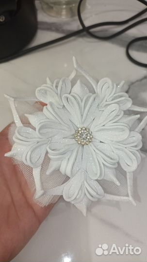 Резинки снежинки для волос