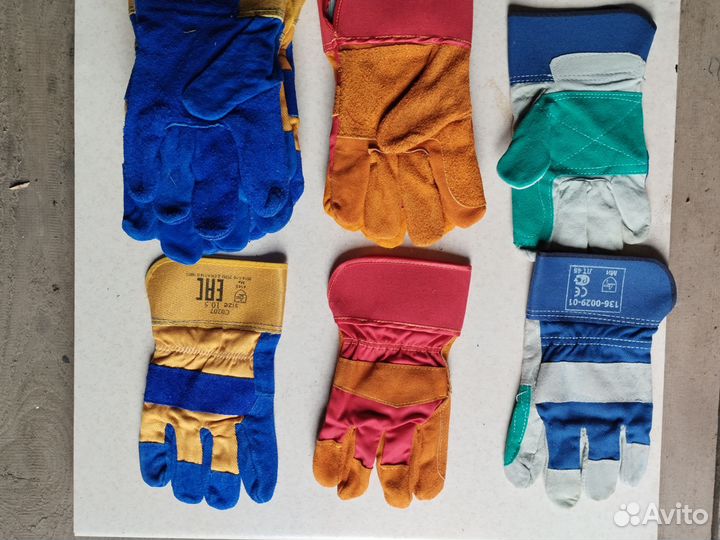 Перчатки рабочие, подшлемники