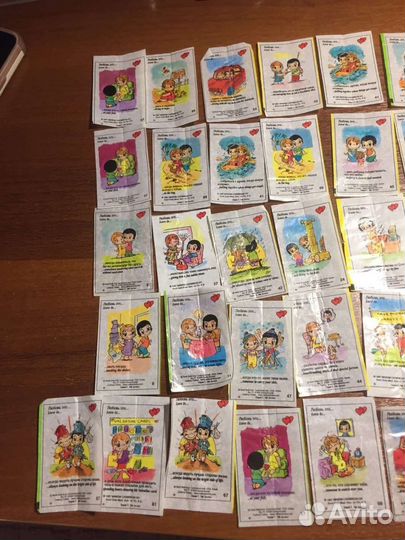 Вкладыши от жвачек love is