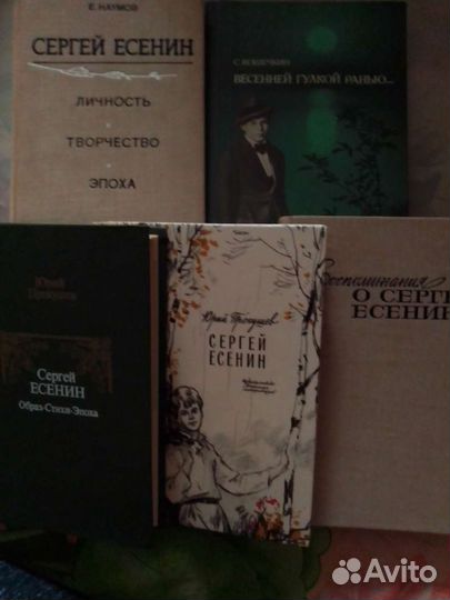 Книги о С.Есенине,и застольные песни