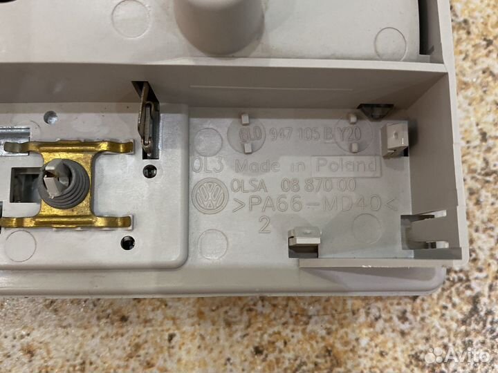 Плафон салонный Skoda VW VAG 6LO 947 105 B Y20