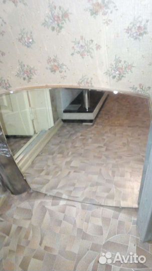 Зеркало настенное СССР тяжелое в раме