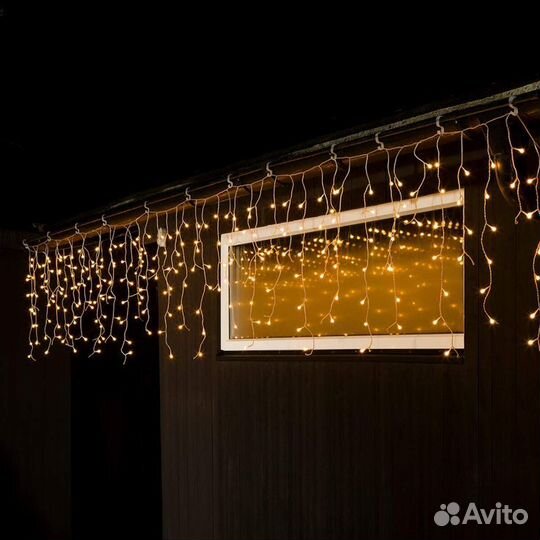 Гирлянда уличная Бахрома 12м 25м