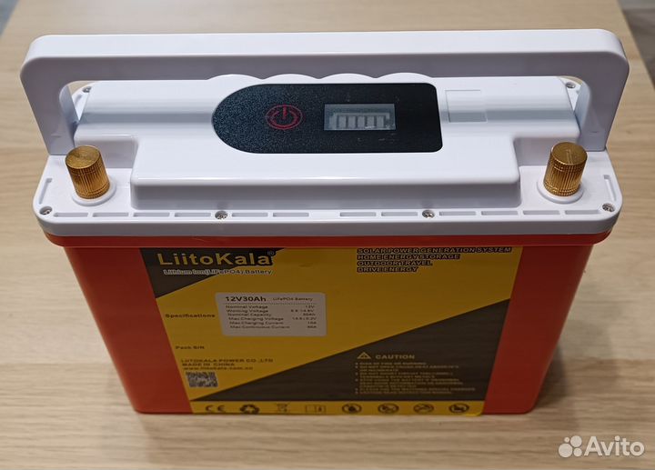 Аккумулятор LiitoKala LiFePo4 30а/ч + дисплей