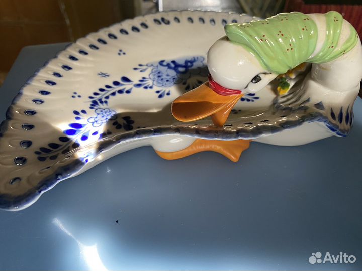 Тарелка / блюдце лебедь