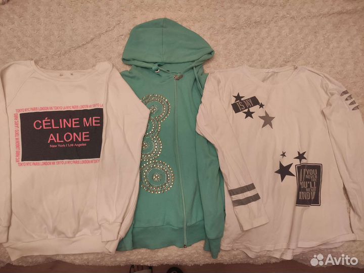 Вещи пакетом на девочку 164р