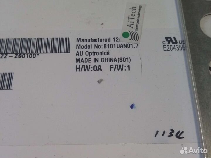 Матрица с тачскрином b101uan01.7+5280N rev.4