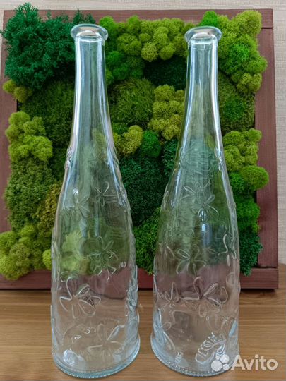 Ваза- бутылка для цветов икея