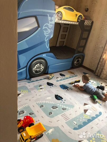 Двухъярусная кровать машина-Скания