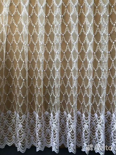 Тюль сетка вышевка