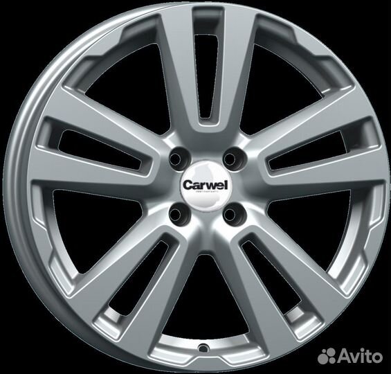Диск литой Carwel Берг 6.5x17 4x100 ET43 DIA60.1 S