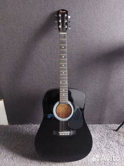 Акустическая гитара fender squier